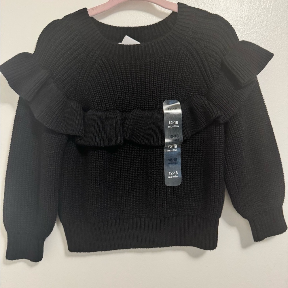 Baby/ toddler girl sweater. Size 12-18 months, never worn